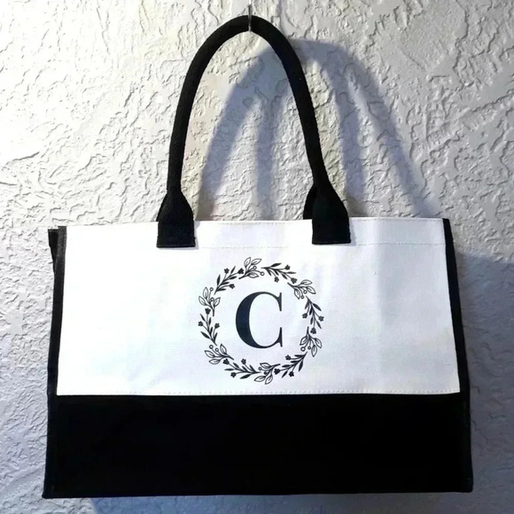 Handbags - Canvas Beach bag available A B C D R T S M